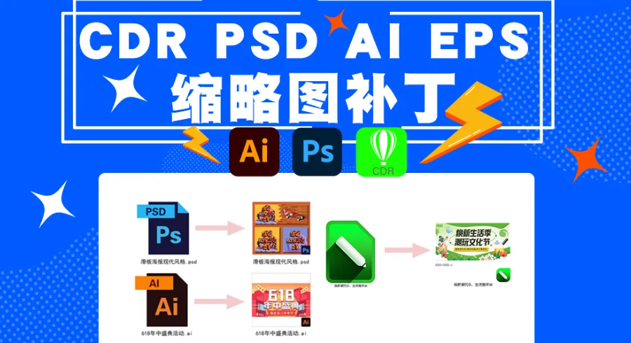 PS/AI 辅助神器PSDCodec【缩略图直接预览，我的电脑再也不瞎了2026】
