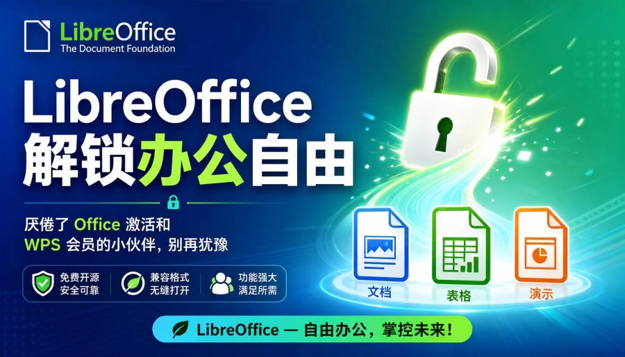 LibreOffice 解锁办公自由